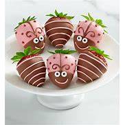 A Dozen Pink Lady Bug Dipped Strawberries